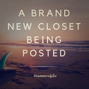 New closet being filled